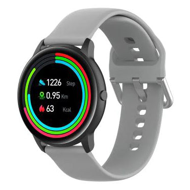 garmin vivomove trend replacement watch strap silicone in grey
