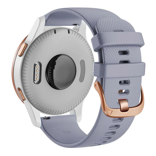 huawei gt4 replacement strap with buckle closure in grey
