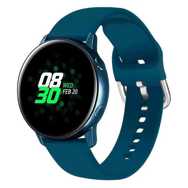 huawei watch 2 silicone strap classic design in dark blue
