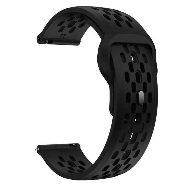 polar grit x watch strap pin tuck closure in black