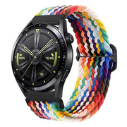 Polar Grit X Pro breathable nylon strap replacement in multicolour rainbow