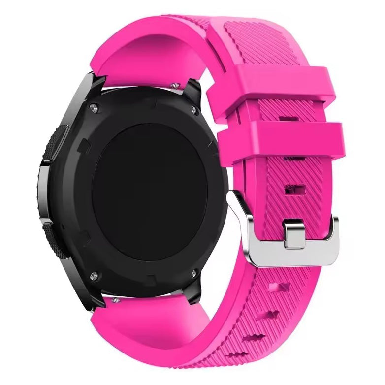 Premium textured watch strap for Polar Grit X in pink