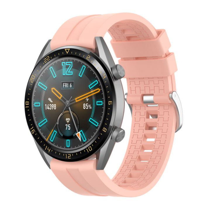 Polar Grit X durable silicone replacement band in pink