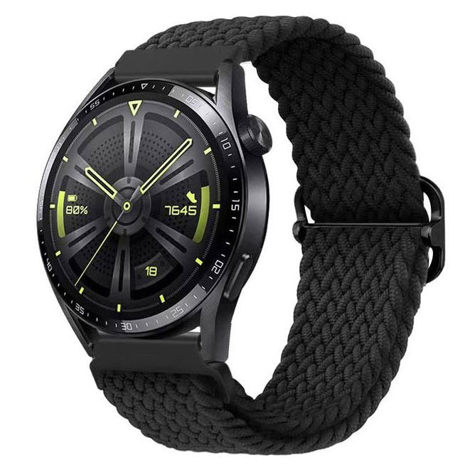 Polar Grit X2 Pro woven nylon watch strap in black