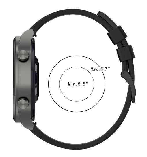 Silicone replacement strap compatible with Polar Grit X2 Pro