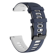 Polar Vantage M silicone two-tone replacement strap in midnight blue