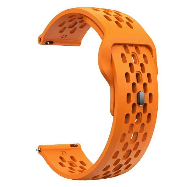 Polar Vantage V3 breathable silicone band in orange

