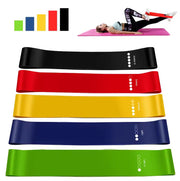resistance bands multipack with five levels