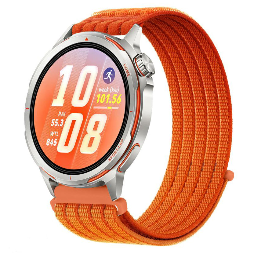 Samsung Galaxy Watch 4 nylon loop band in orange