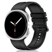 Samsung Galaxy Watch 9 (40mm) silicone grooved strap in black