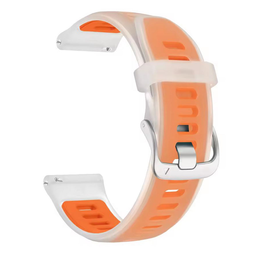 samsung galaxy watch 6 silicone watch strap in orange