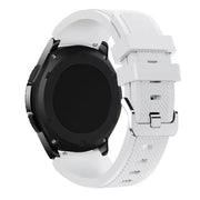 Suunto Race S textured silicone replacement strap in white