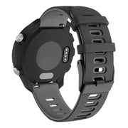 Suunto Race S silicone two-tone replacement strap in black grey