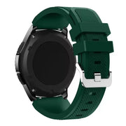 Suunto Vertical textured silicone replacement watch band in army green