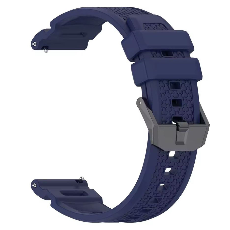 TicWatch Pro 5 silicone buckle wristband in blue