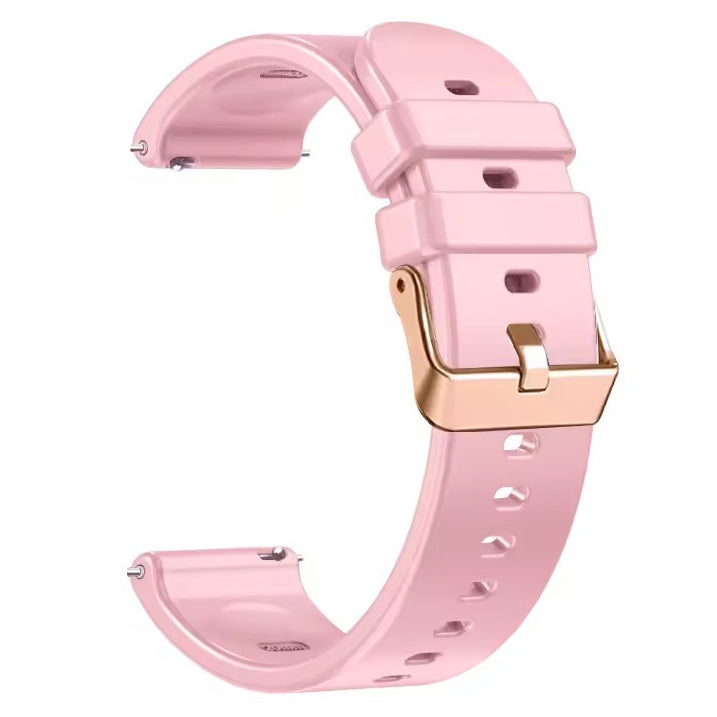 withings activite pop silicone strap smooth finish in pink
