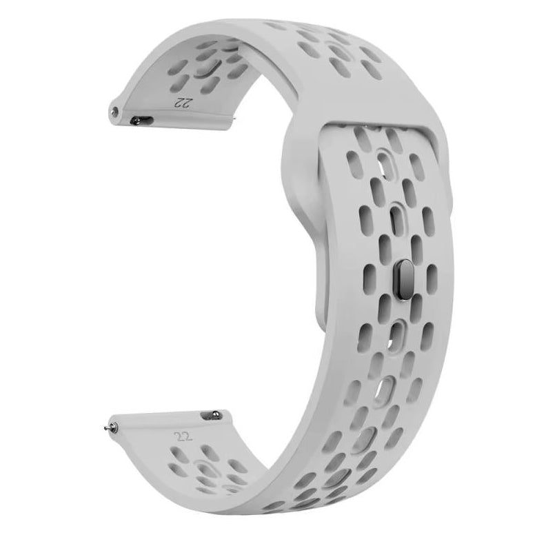 Flexible silicone band compatible Withings Activité Pop in light grey