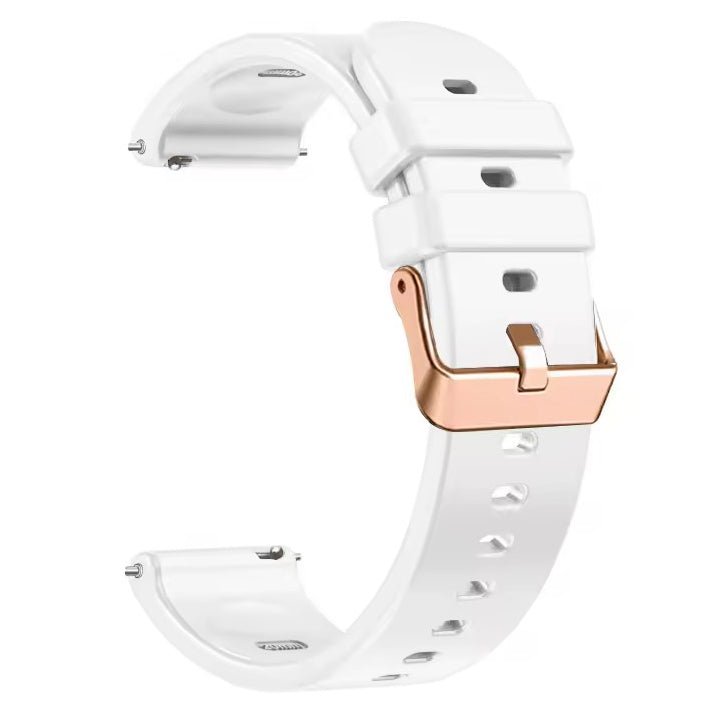 withings steel hr silicone watch band replacement in white