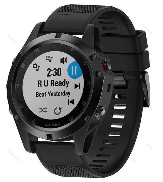 Garmin Fenix 5 Plus Strap Replacement Silicone 15 Colours