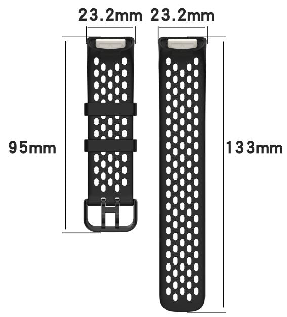 One Size Strap Charge 6 Silicone Buckle