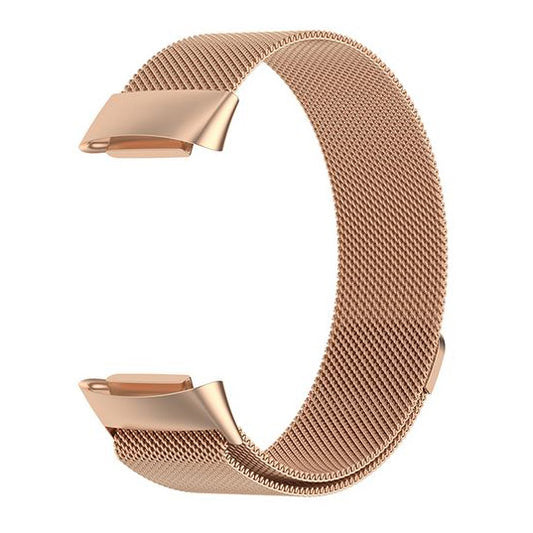 Fitbit charge 5 strap stainless steel Rose Gold